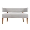 Living room seating furniture 2 seater sofa settee, shopping mall studio boutique loveseat settee chair