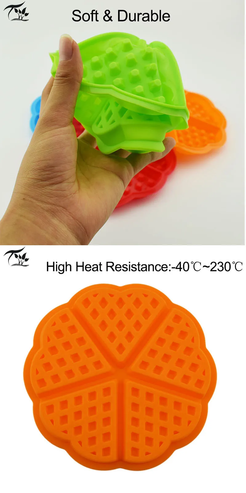 Silicone Waffle Maker Mold 