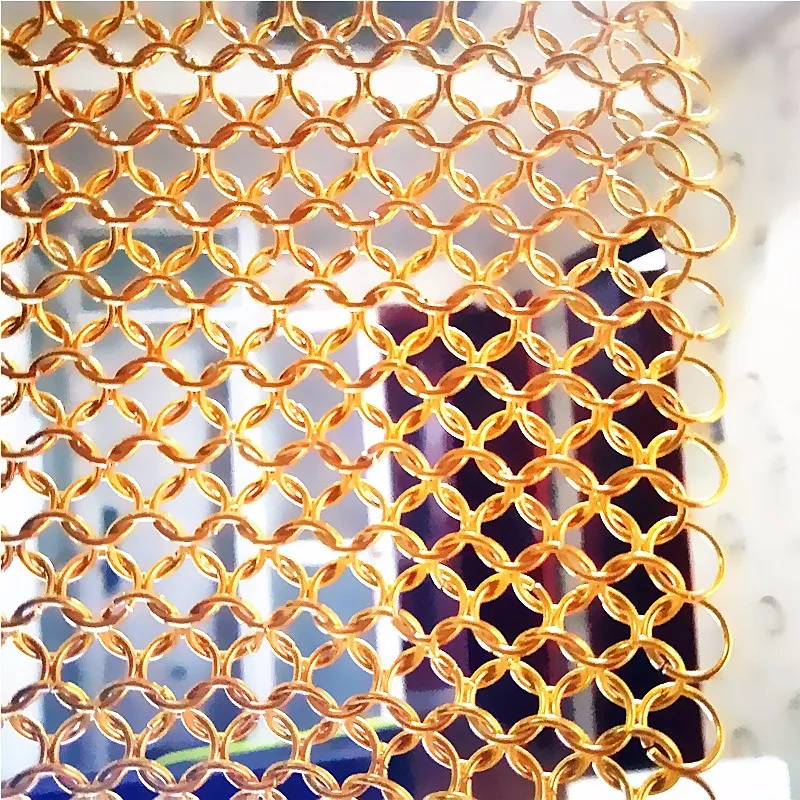 Hotel Decorative Metal Mesh Drapery,Stainless Steel Chain Mail Ring