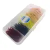 Peche Soft Plastic Worm Fishing Gear Set White Worm Fishing Bait Box Fishing Soft Lures