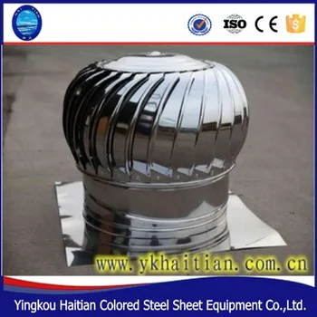 Hoja de acero de color de fábrica ventilador de techo, ventilador de la
