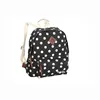 nice ladies small backpack with white dots
