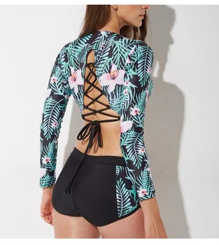 women's rash guard bathing suit