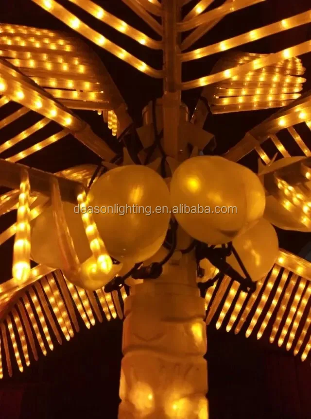 Outdoor Artificial Palm Trees With Solar Lights Buy Lighted Palm