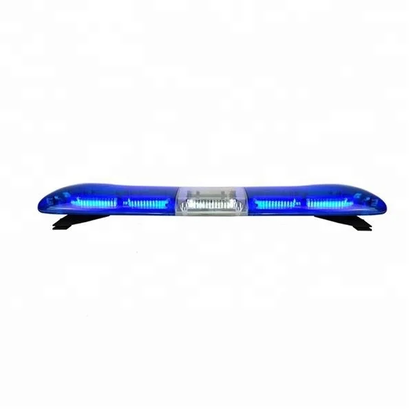 ECE R10 Full blue 47 inches PC lens strobe warning light bar for ambulance