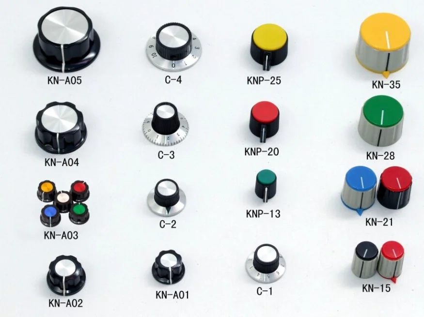 Kna03 Potentiometer Knob 6.3mm Shaft Buy Knob 6.3mm Shaft,Knob 6mm