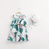 SEV.WEN Hot selling summer girl dress floral print kid clothes casual baby dress