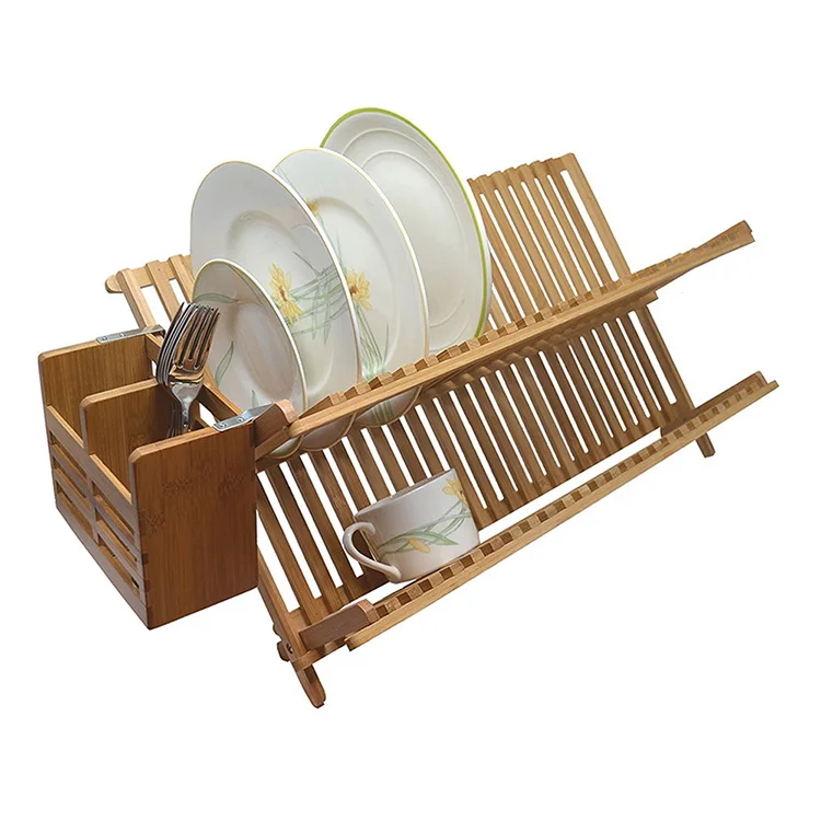 Wholesale Kitchen Drying Wooden 2 Tier Dish Rack - Buy 2 Tier Dish Rack ...