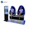 5 Effects Stereo Audio White Color VR Egg Interactive Game / Cinema Simulator