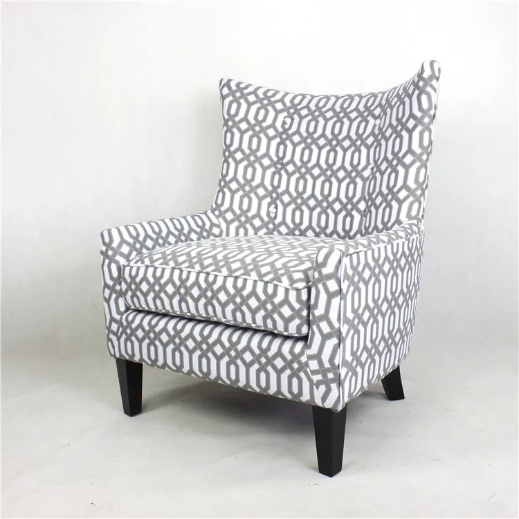 Cheap high quality modern couch chairs and tartan armchair for sale
