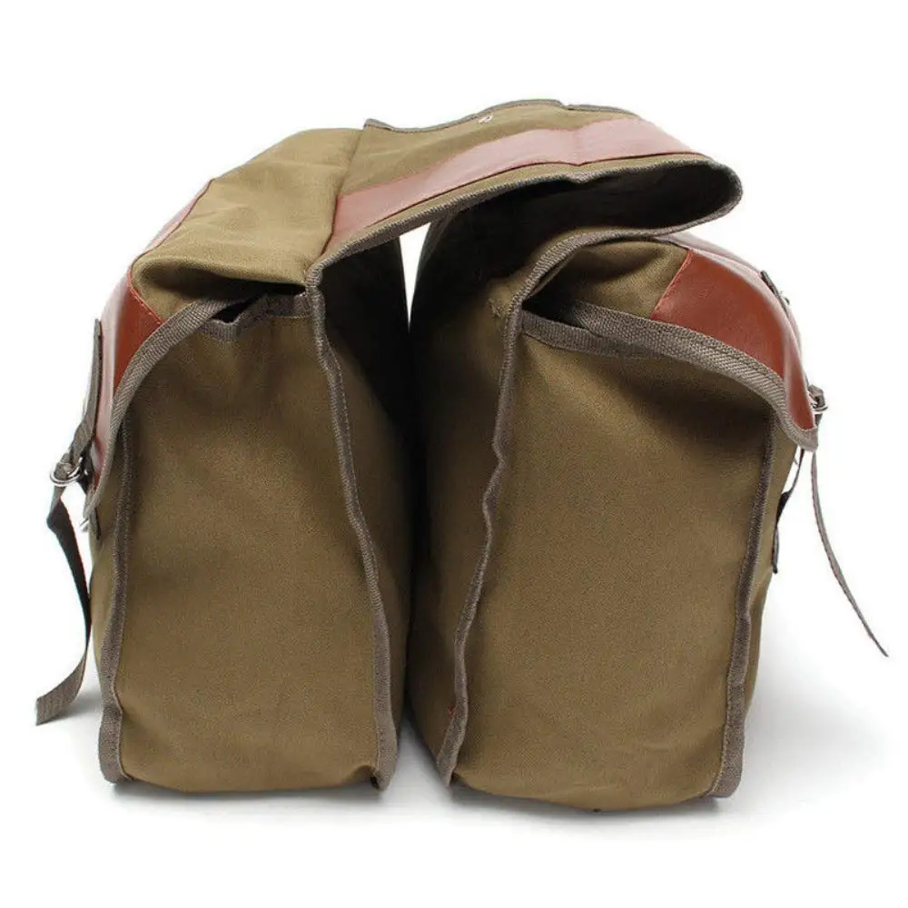 Olive Green Motorcycle Saddle Bag Travel Tool Storage Canvas Pouch Box Motorcycle Universal Olive Green Motorcycle Saddle Bag Travel Tool Storage Canvas Pouch Box Motorcycle Universal