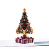 Handmade Laser Cut Pop up Tree Card Christmas Decoration 3d Congrats Greeting Cards