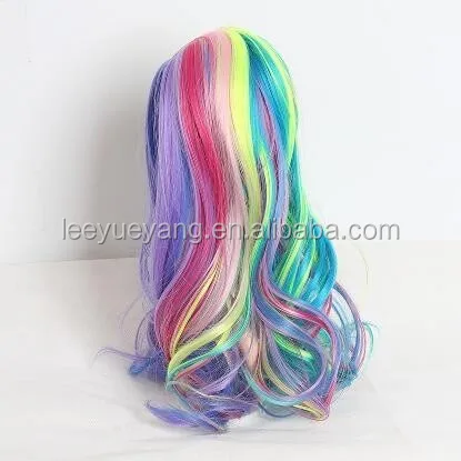 rainbow doll hair