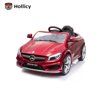 red mercedes toy car
