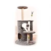 Petstar factory supply hot selling and high quality cat scratching tree with plush fur