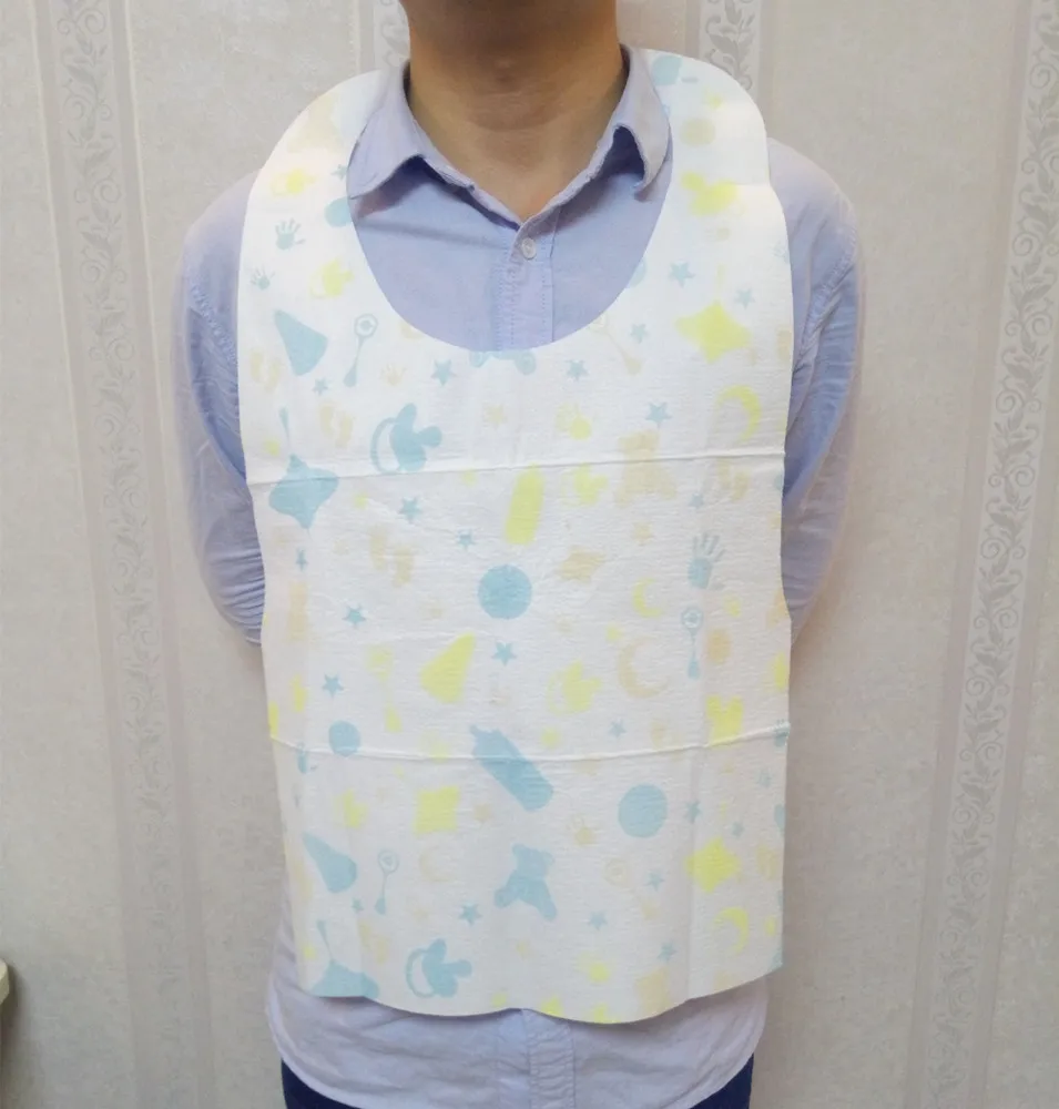 Adults Aprons Clean Paper Smooth Aprons Custom Logo Disposable