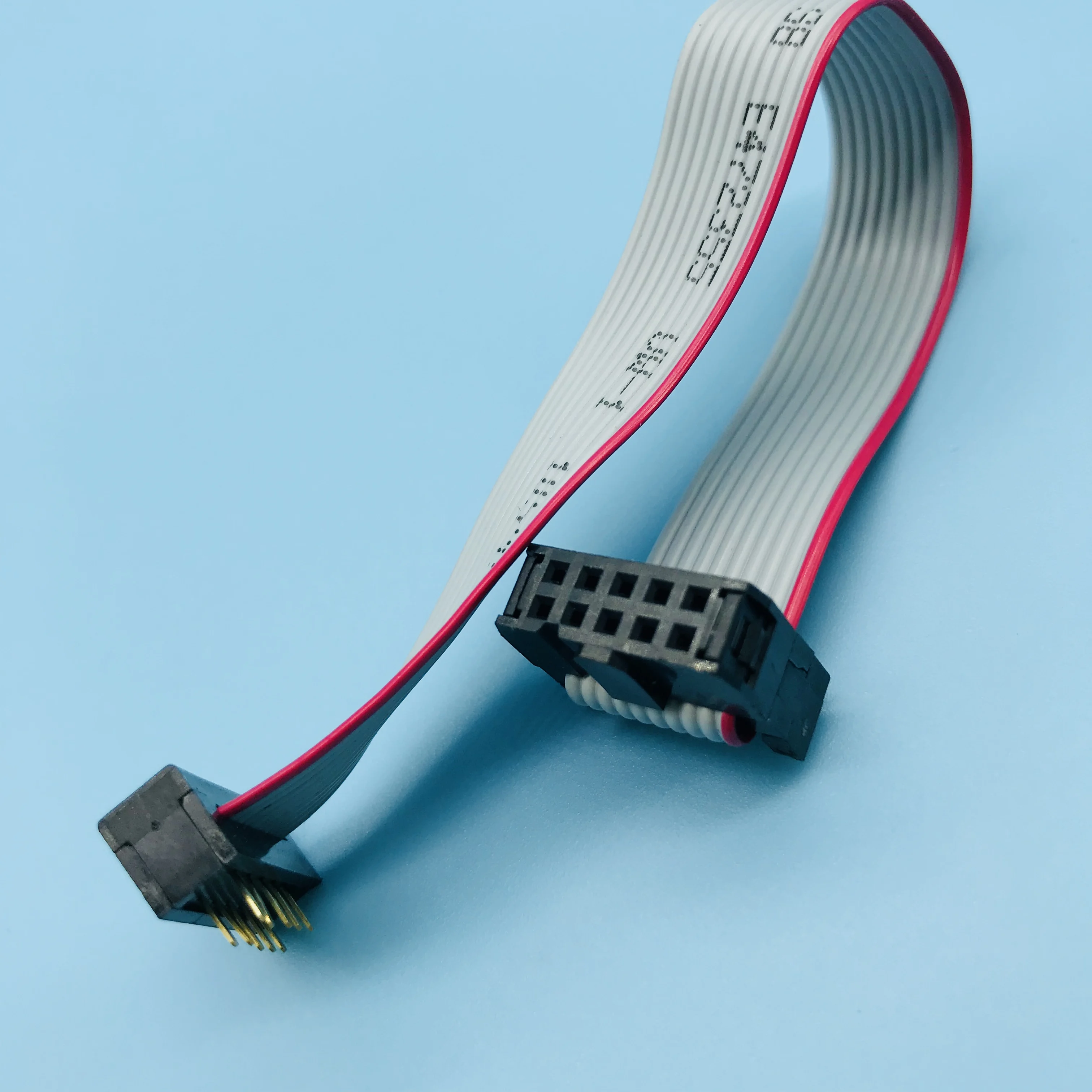 Cable de cinta plana IDC macho a hembra, 2 filas, 10 pines, 2,54mm de ...