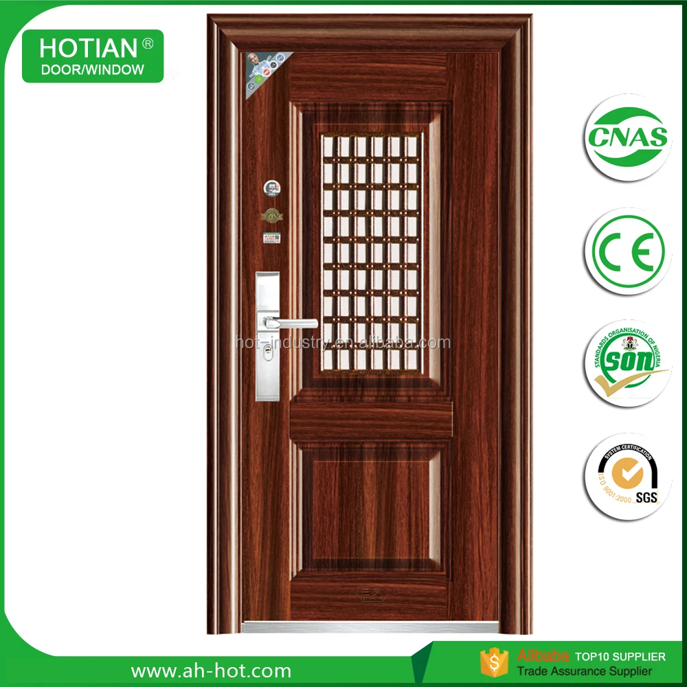 Main Gage Design Single Leaf Steel Safety Entrance Door Buy Main Entrance Wooden Doors Iron Pipe Gate Design New Design Iron Gate Product On