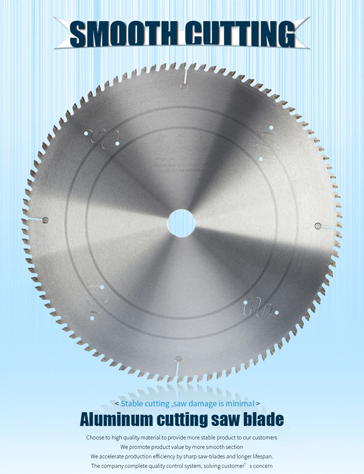 355mm Tp Type Teeth Circular Saw Blade For Aluminum