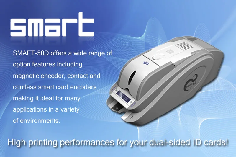 Idp Smart Id Card Printer 50d Dual-sided Pvc Card Printer ...