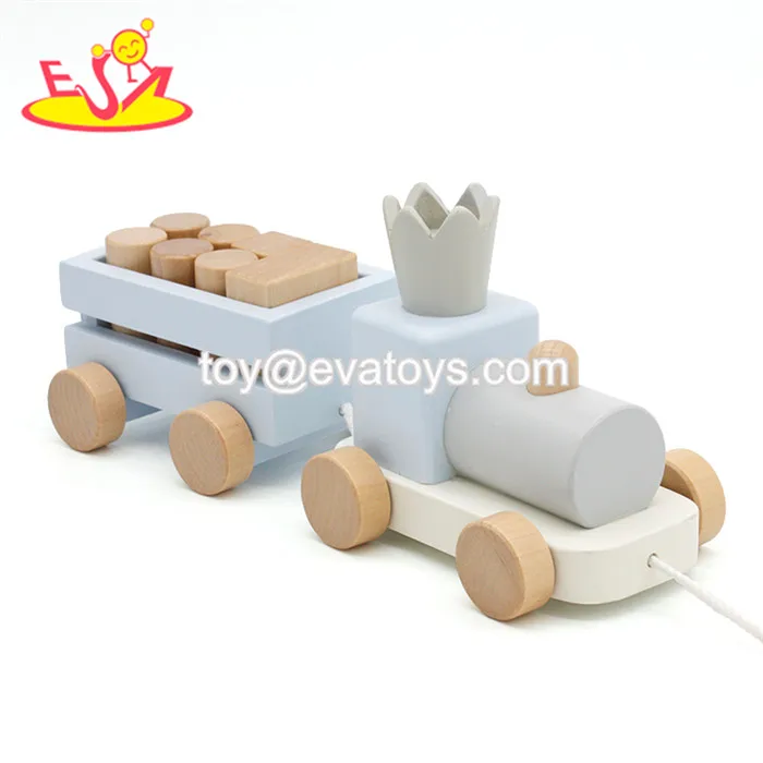 2018 New Design Baby Wooden Pull Along Toys Best Wooden Push Toys For Toddlers Funny Animals