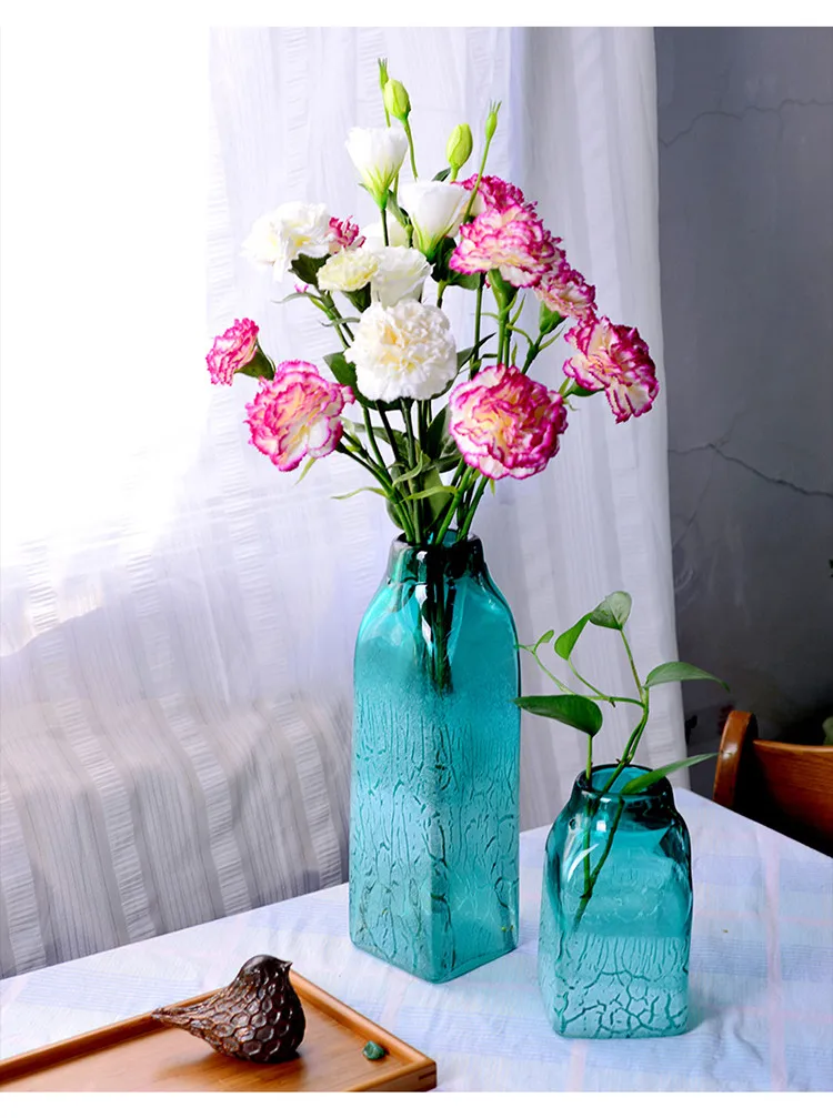 Wholesale Clear Glass Flower Vase Cylinder Vase For Home Decoration