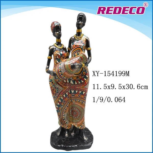 High Quality Polyresin African Figurines For Home Decor Buy Polyresin