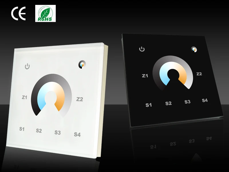 RF Easy wallmounted controller for RGBW/CDW/CCT, View rf led