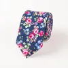 Mens formal style high density 100%polyester fabric jacquard neckties with floral printing