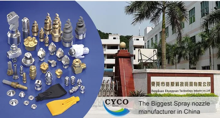 CYCO Stainless Steel Full Cone washing Spiral nozzle