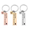 Custom Engrave Keyring A Z 26 Initials Letter Drive Safe Drive Safe I Need You Here