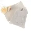 custom logo printing Plain Bulk Natural Small cotton linen drawstring bag