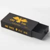 Black slide ramadan box rectangle drawer gift box