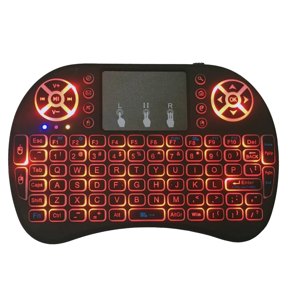 Cheap Mini Wireless Keyboard I8 With Backlit Usb Recharge 2.4g Wifi