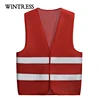 Wholesale reflective safety vest waistcoat high quality breathable sleeveless waistcoat t-shirt security