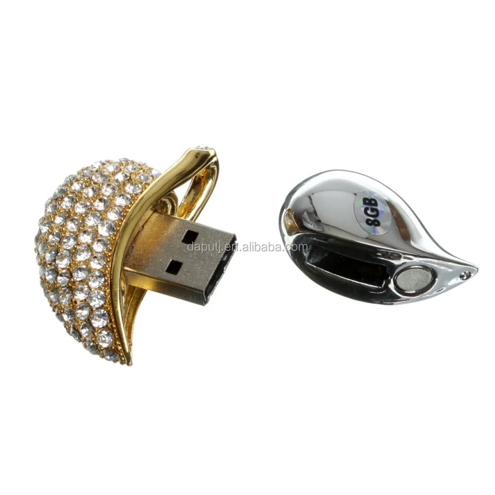 Luxury gift heart shaped usb flash drive for girl - ANKUX.COM