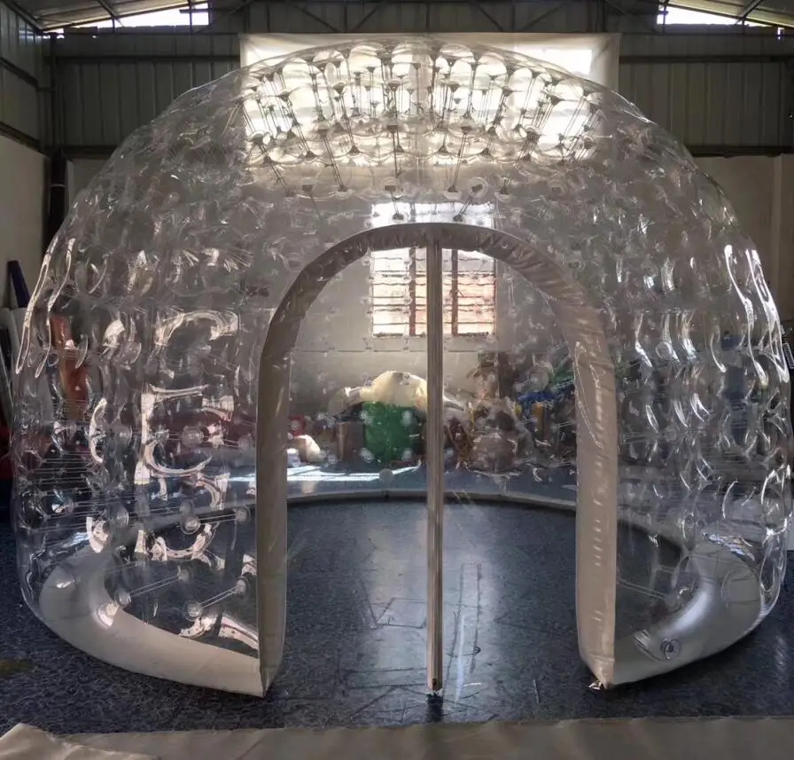 Custom Inflatable Swimming Pool Cover Air Transparent Bubble Inflatable