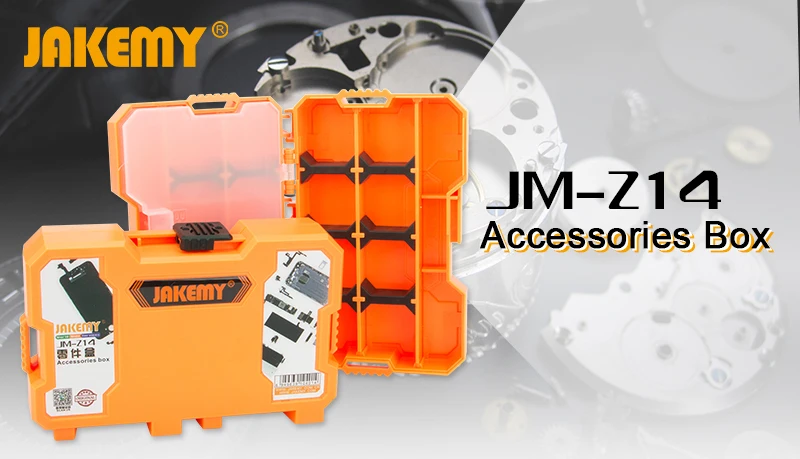 JAKEMY JM-Z14 Wholesale plastic storage box spare parts tool box accessories box