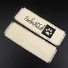 Handmade Fray Edges Design Custom Screen Printed Name Logo 100% Cotton Canvas Fabric Clothing Labels