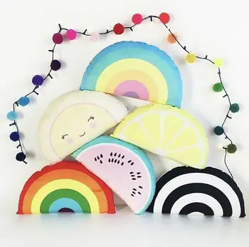 Semi Circle Watermelon Rainbow Smile Face Fruit Kids Seatbelt