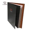 vding from China suppliers best selling products in restaurants and hotels use quality leather custom LOGO sample menu card