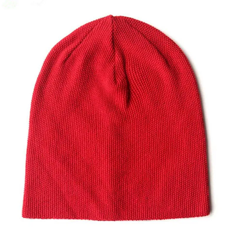 Wholesale Plain Beanies Cap Custom 100 Cotton Winter Skull Knit Hat