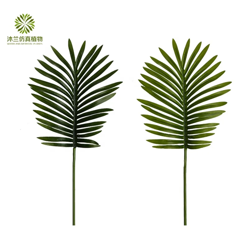 Wholesale Artificial Leaves 55cm Artificial Hawaii Palm Tree Leaves