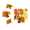 DIY Wooden Animal Toys for Children 3D Puzzles