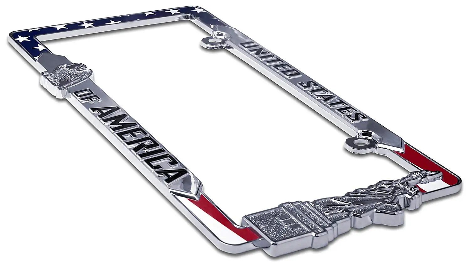 High Quality Custom License Plate Frame Printed With Engraved Raised Logo Wholesale Buy