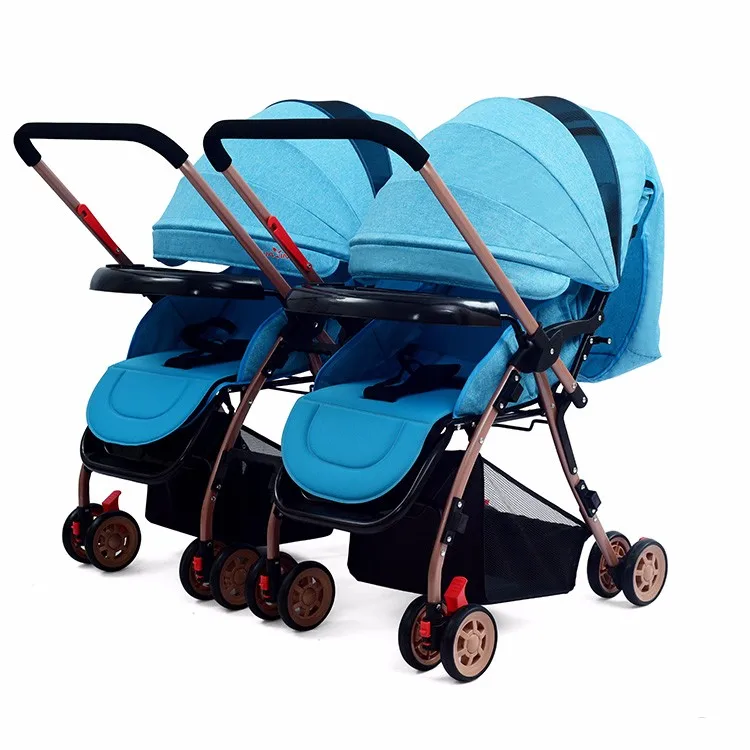 Reversible Handle Detachable Stroller Baby Stroller 3 In 1 Pram Car ...