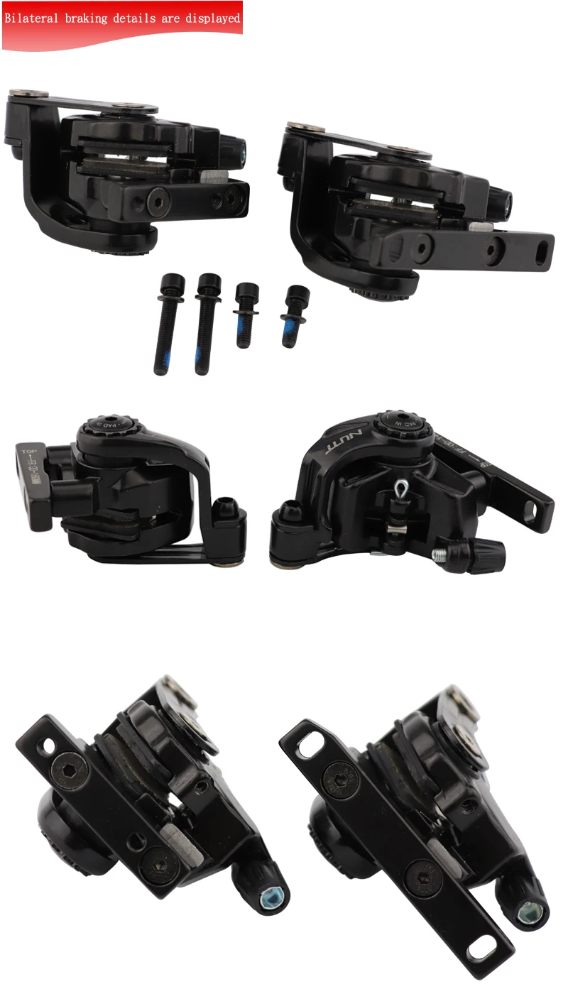 Nutt Road Bike Disc Brake Caliper 140 160 Mm Double Mechanical Line