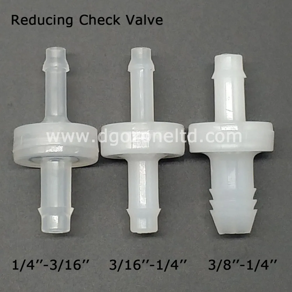 Редукционный Обратный Клапан 1/4-3/16 Дюйма,Пластиковый Обратный Мини ...