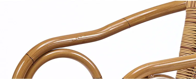 Leisure Home Furniture Stacking Plastic Rattan Wicker Dining Chair