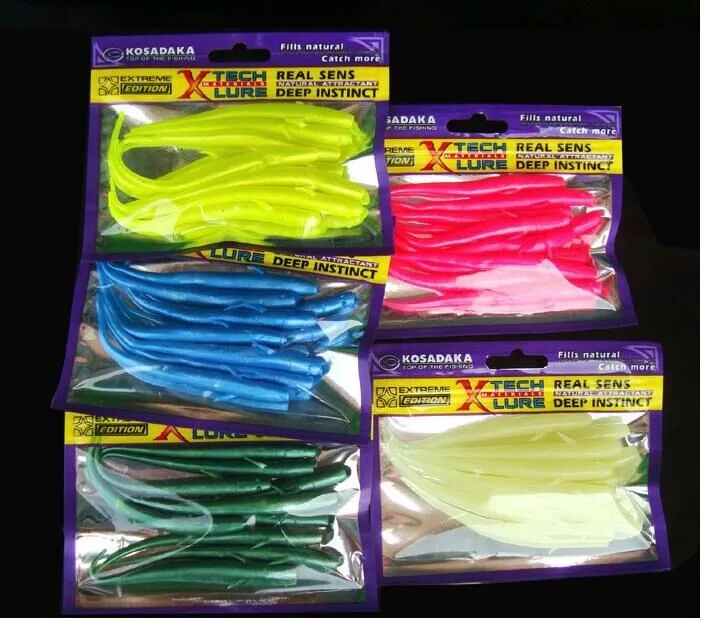 Wholesale High Quality Soft Fishing Lure Plastic Bags/ Plastic Fishing